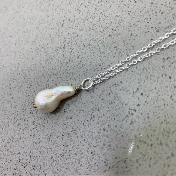 Genuine Baroque Pearl Necklace - Picture 3 of 8